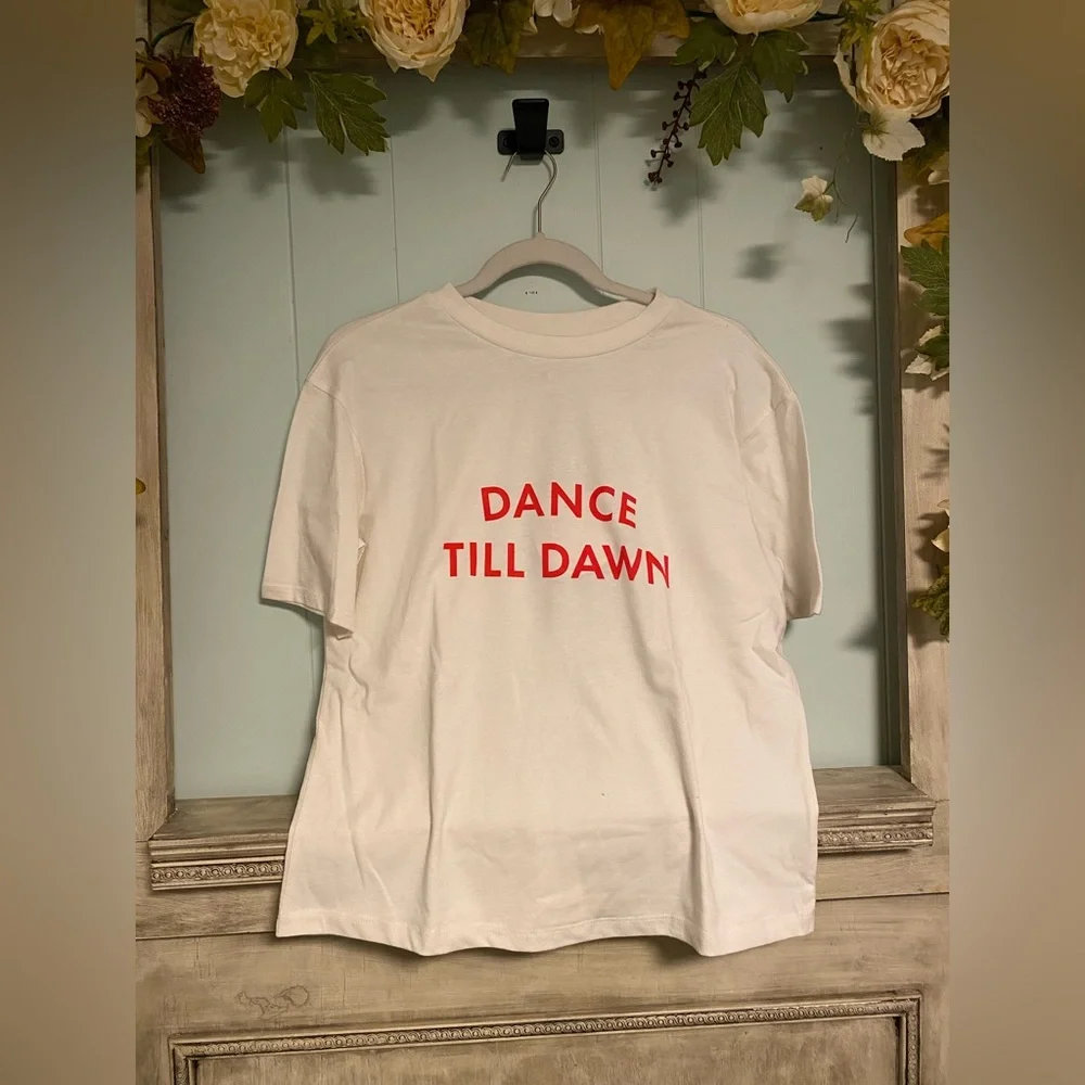 NWT kate spade x Target T-shirt Dance Till Dawn' Size XS - Picture 1 of 4